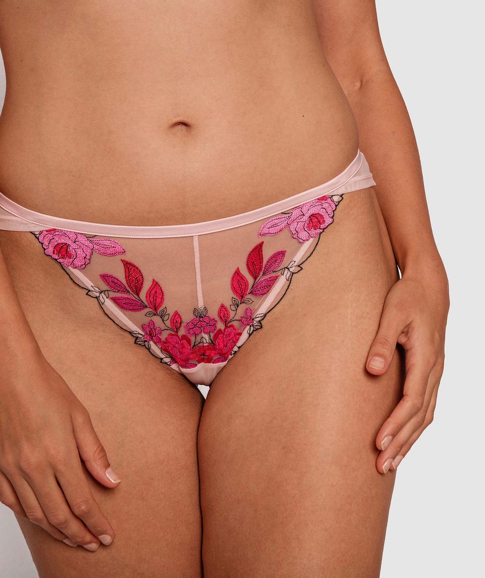 Enchanted Soft Savannah Brazilian Knicker - Light Pink