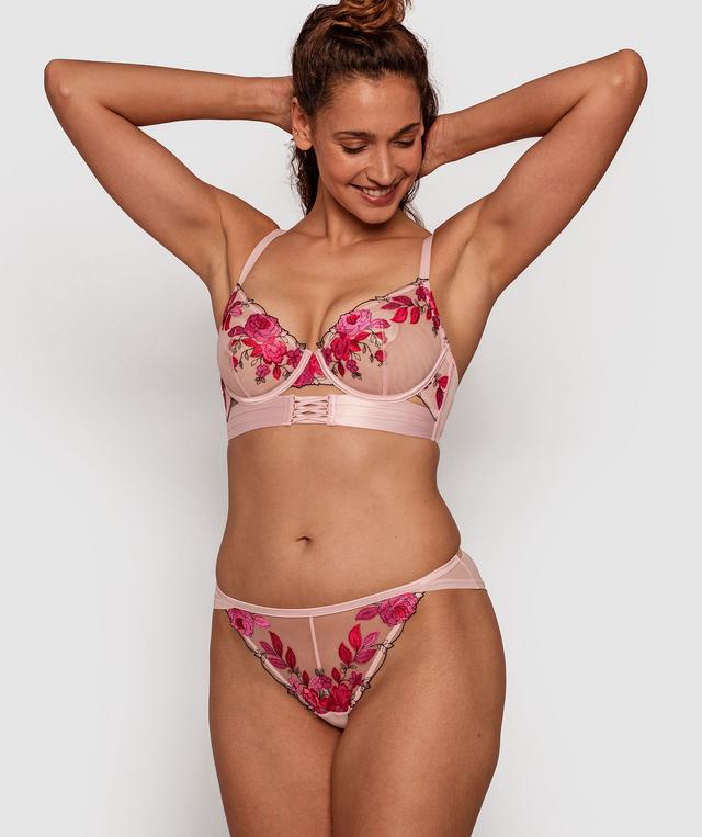 Enchanted Soft Savannah Brazilian Knicker - Light Pink