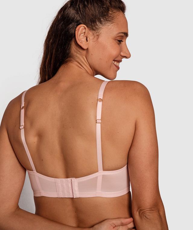 Enchanted Soft Savannah Plunge Underwire Bra - Light Pink