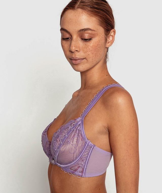 Enchanted St Germain Underwire Bra - Lilac