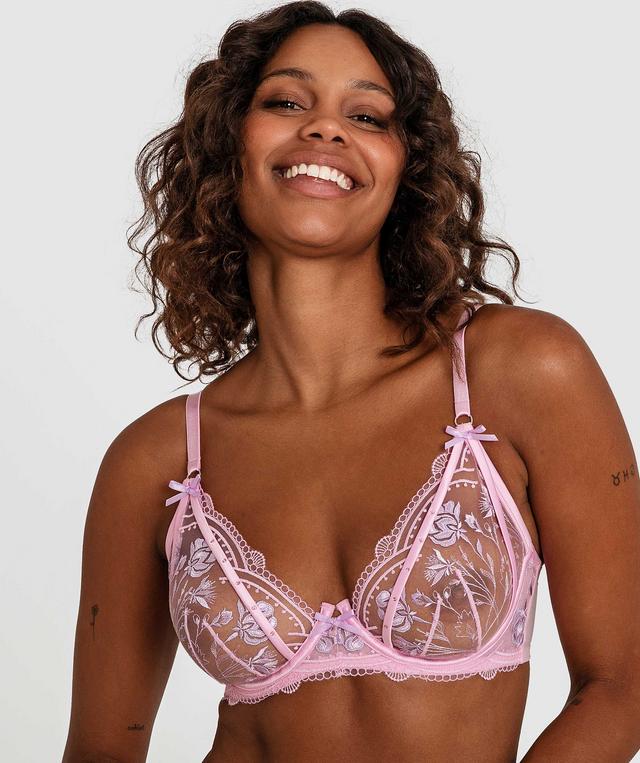Enchanted Summertime Sonnet Underwire Bra - Pink