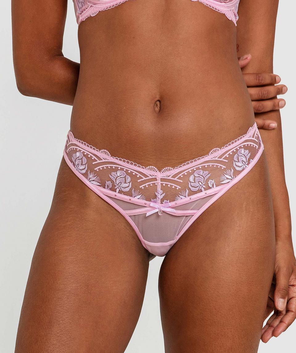 Enchanted Summertime Sonnet V String - Pink