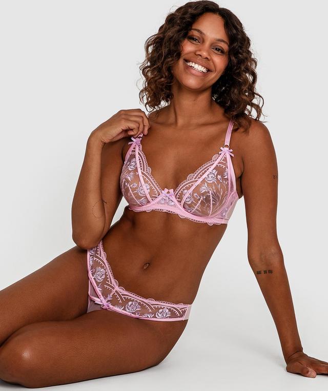 Enchanted Summertime Sonnet V String - Pink