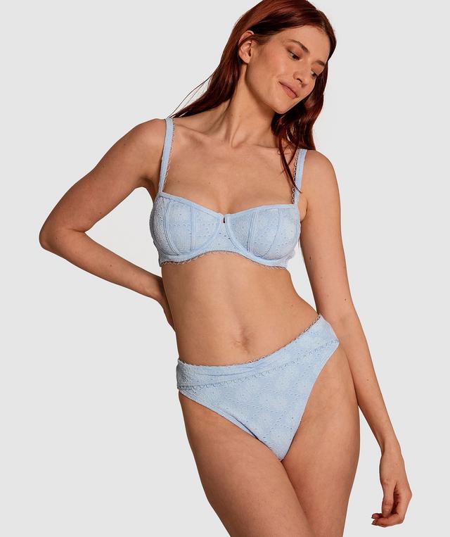 Enchanted Swim  Blue Skies Ahead High Pant - Light Blue