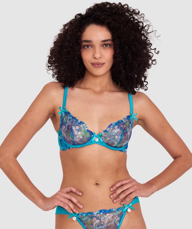 Enchanted Tyla Underwire Bra - Teal