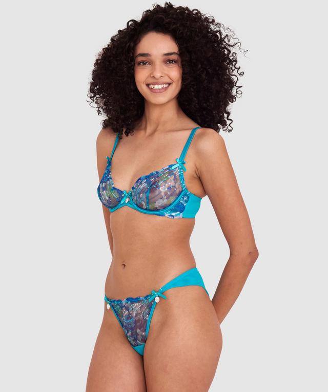 Enchanted Tyla Underwire Bra - Teal