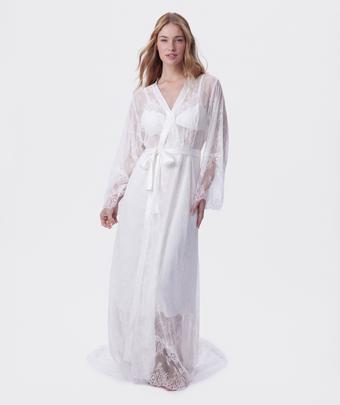 Enchanted Unforgettable Full Length Robe - Ivory