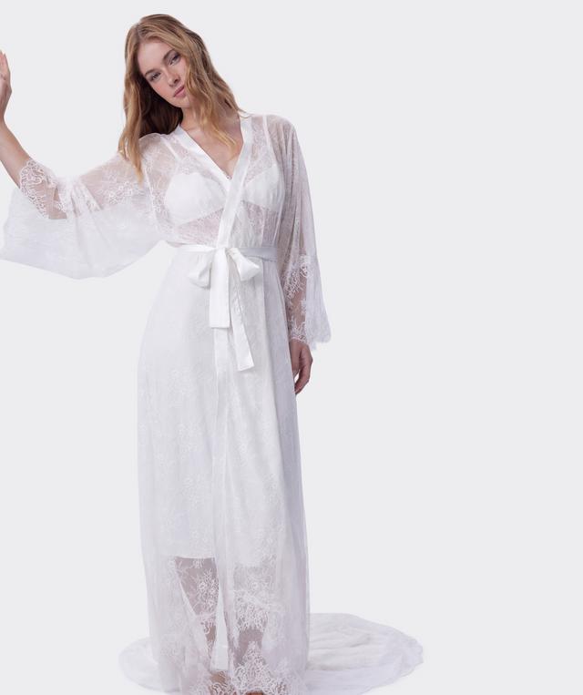 Enchanted Unforgettable Full Length Robe - Ivory