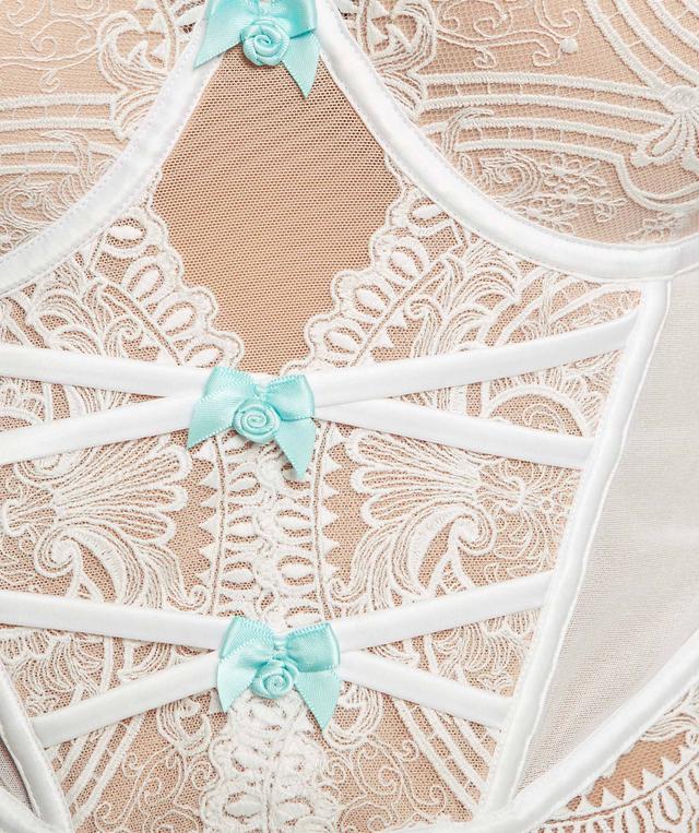 Enchanted Valleria Bodice - White/Nude