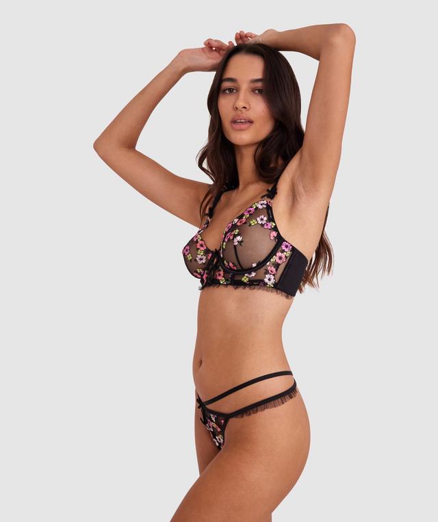 Enchanted Wilde Flower Mini V - Black