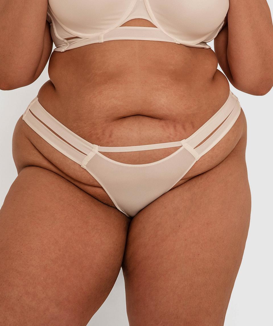 Erika Brazilian Knicker - Ivory