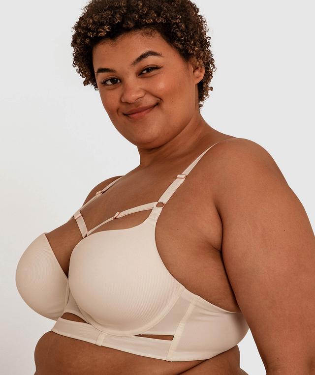 Erika Full Cup Balconette Bra - Ivory