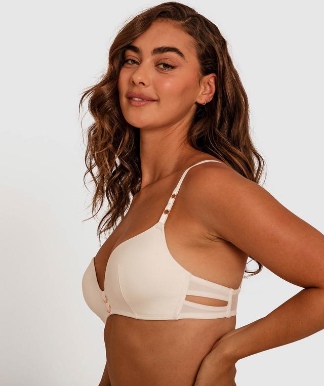 Erika Joy Wirefree Bra - Ivory