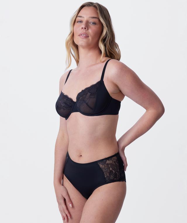 Erin Full Cup Bra - Black