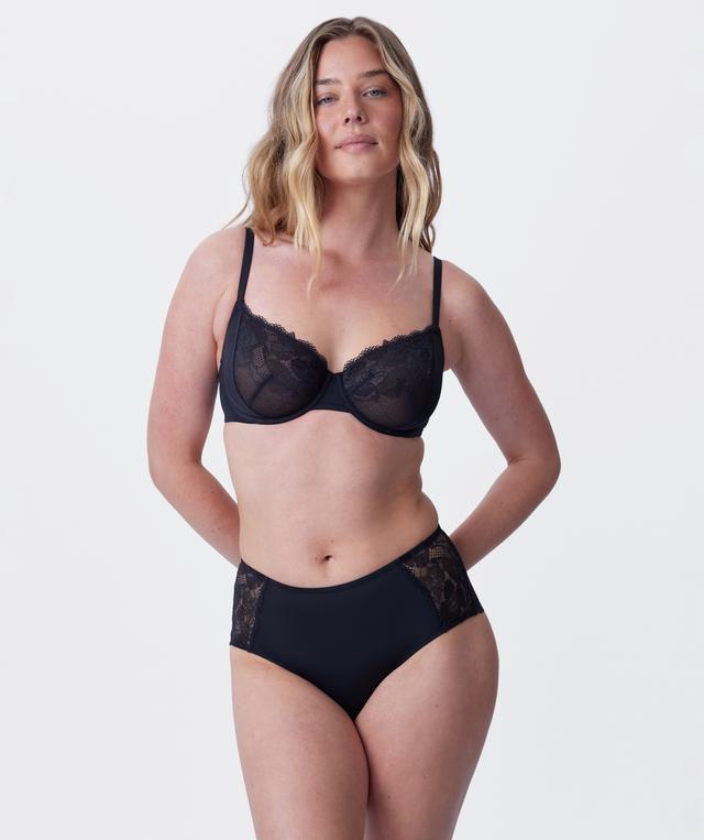 Erin Full Cup Bra - Black