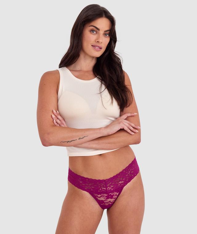 Eva V String - Dark Red