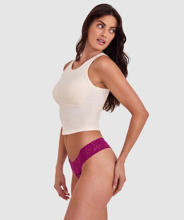 Eva V String - Dark Red