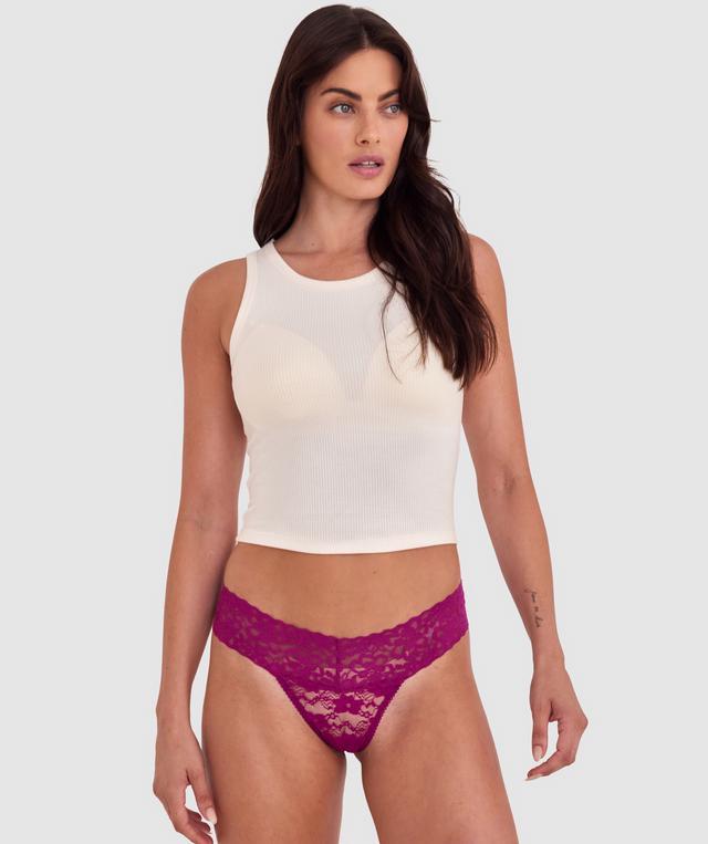 Eva V String - Dark Red