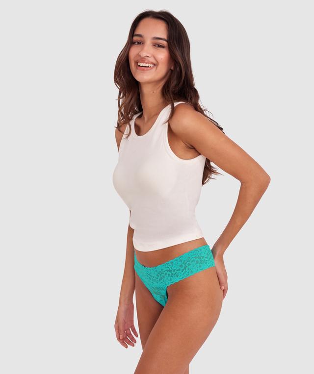 Eva V String - Teal