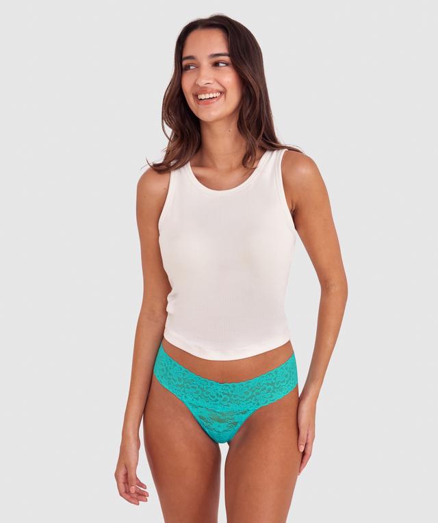 Eva V String - Teal