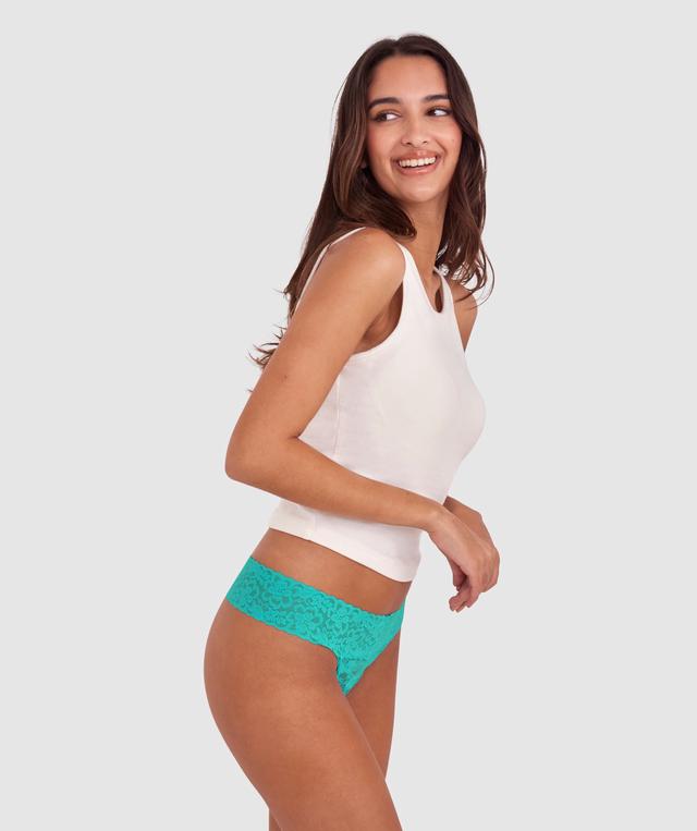 Eva V String - Teal