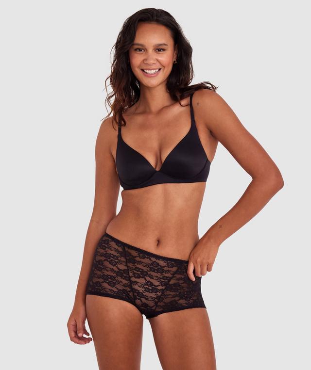 Evelyn High Rise Shortie - Black