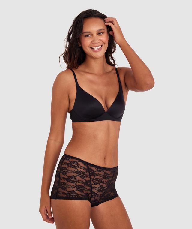 Evelyn High Rise Shortie - Black