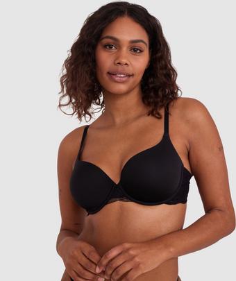 Everyday Luxe Contour Plunge Bra - Black (BLACK)