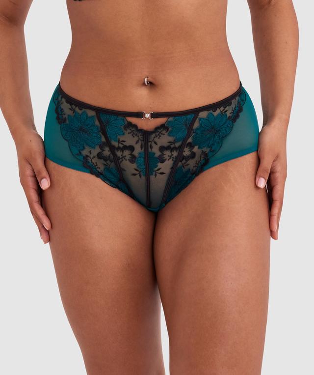 Evie Full Brief - Dark Green