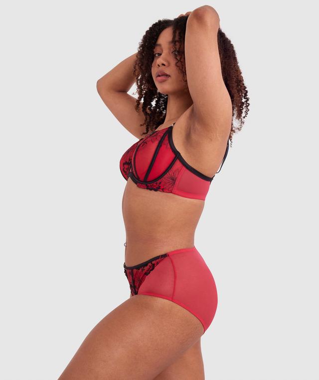 Evie Full Brief - Red