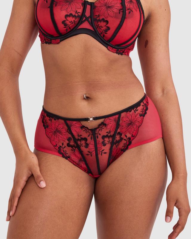 Evie Full Brief - Red