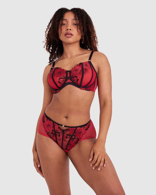 Evie Full Brief - Red