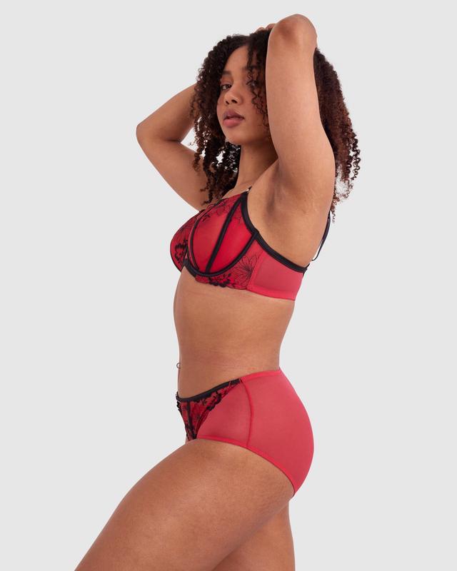 Evie Full Brief - Red