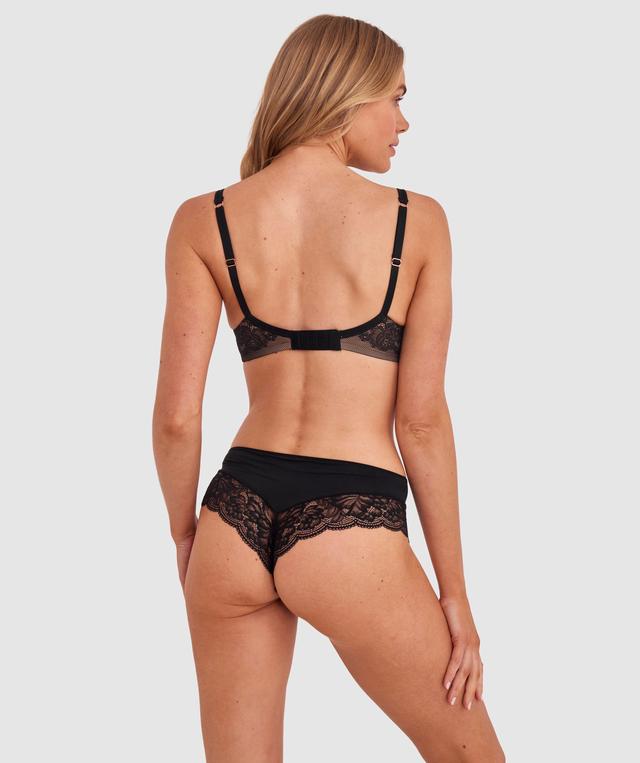 Faith Brazilian Knicker - Black