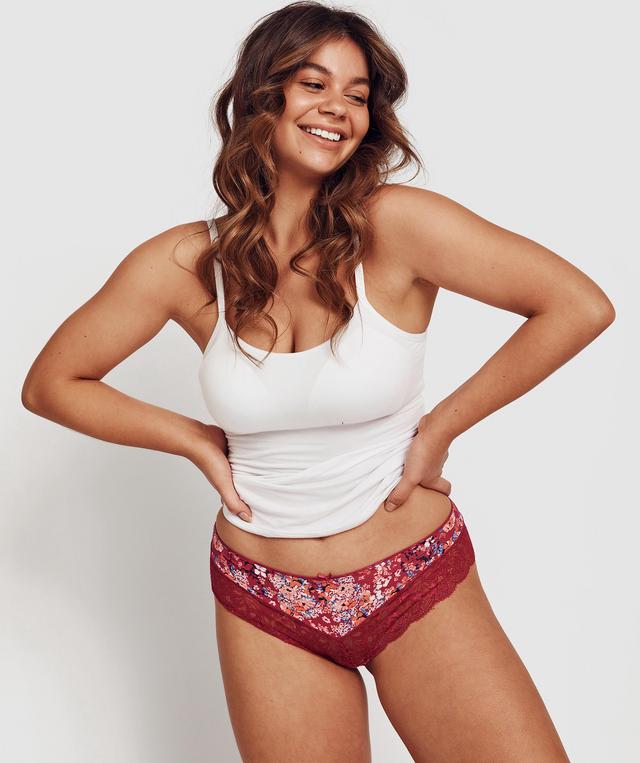 Faith Brazilian Knicker - Floral Print