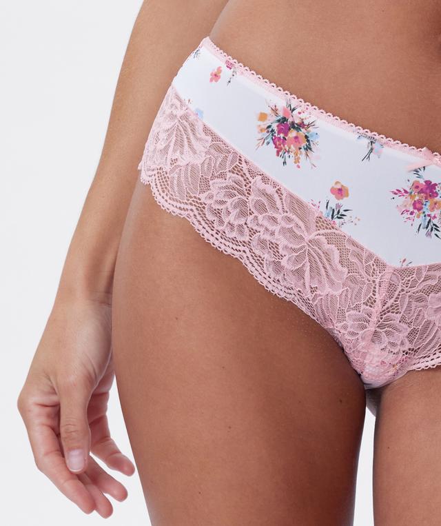 Faith Brazilian Knicker - Print Floral