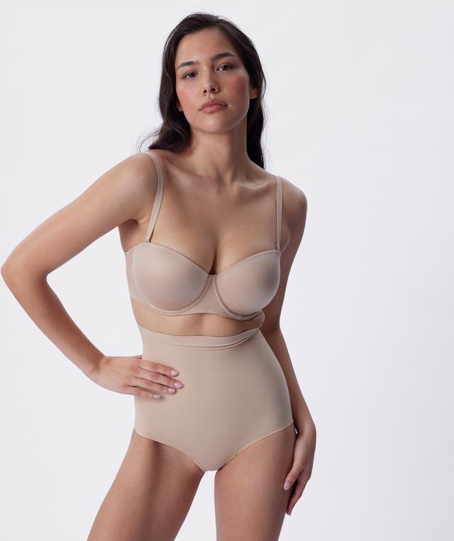Firm Control High Waist Full Brief - Nude 2