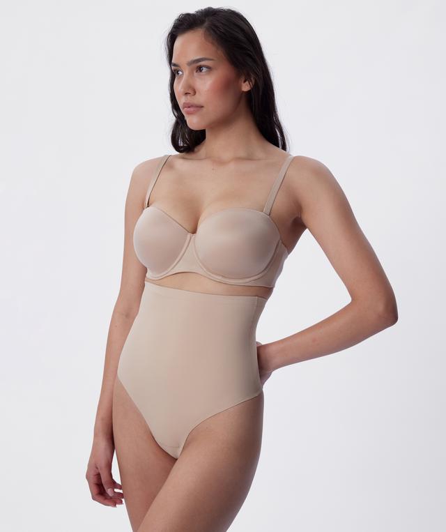 Firm Control High Waist G String - Nude 2