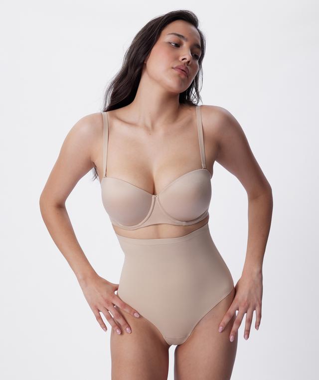 Firm Control High Waist G String - Nude 2