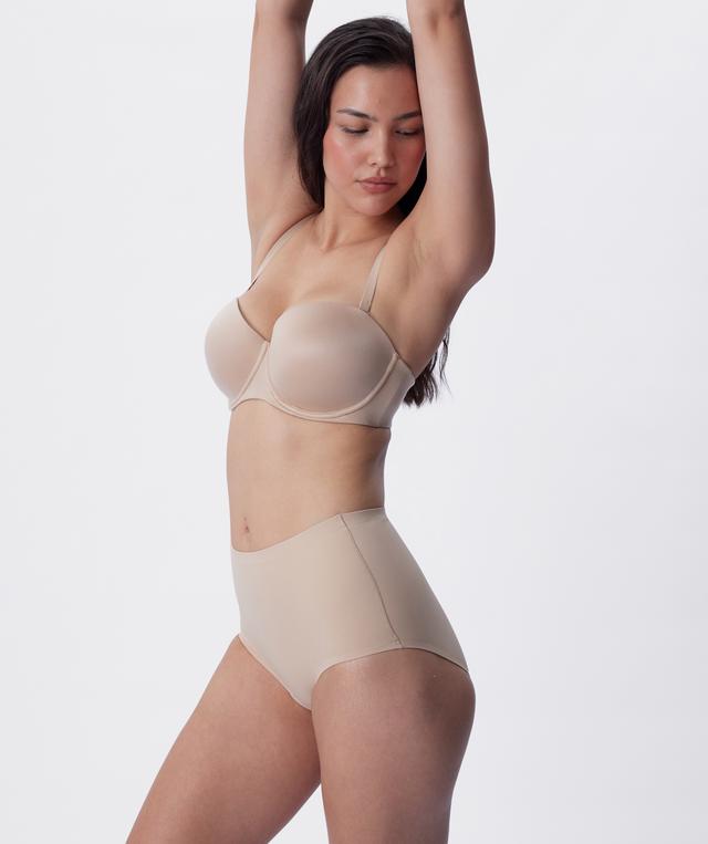 Firm Control Mid Rise Full Brief - Nude 2