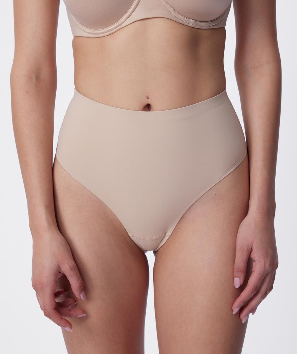 Firm Control Mid Rise G String - Nude 2