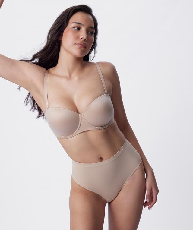 Firm Control Mid Rise G String - Nude 2