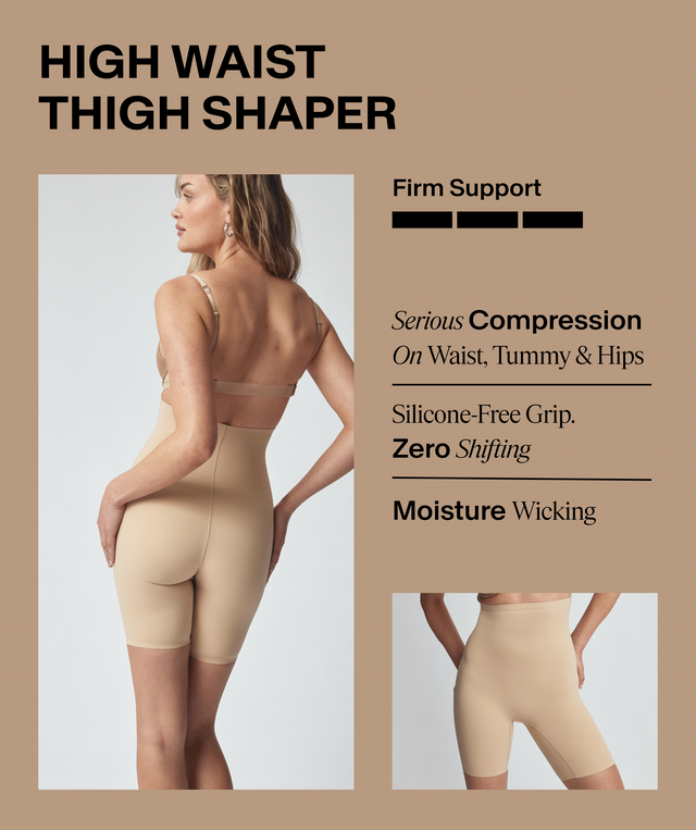 Firm Control Thigh Shaper - Nude 2