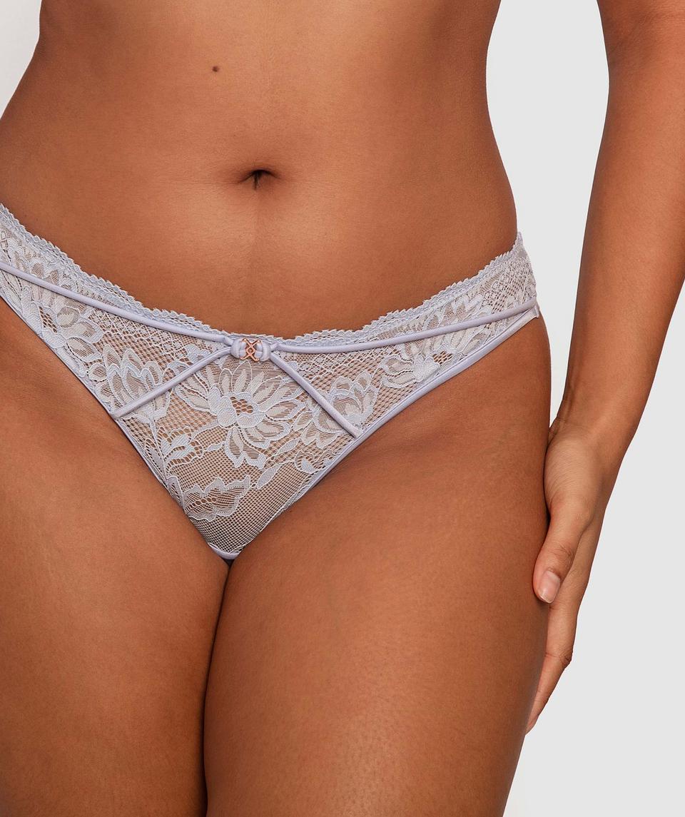 Fleur Brazilian Knicker - Pale Blue