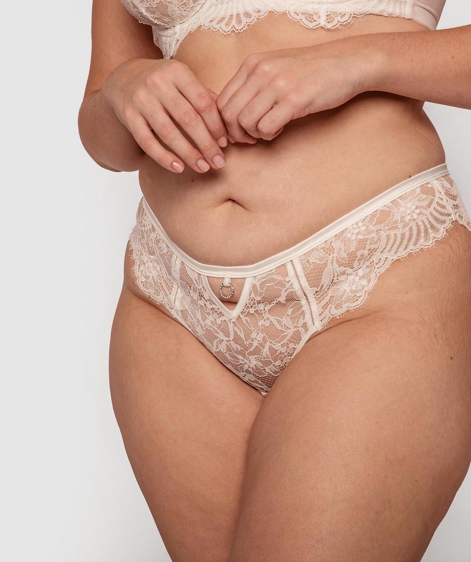 Flex Forward Brazilian Knicker - Ivory