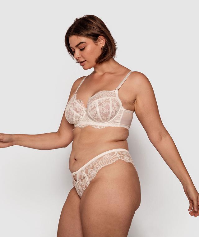Flex Forward Brazilian Knicker - Ivory