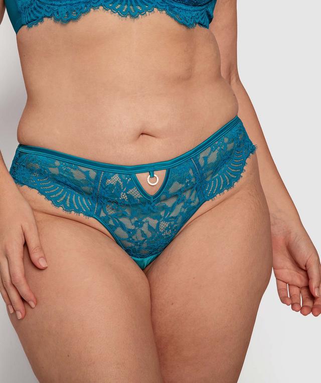 Flex Forward Brazilian Knicker - Teal