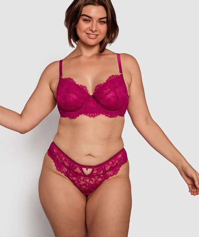 Flex Forward Full Cup Underwire Bra - Dark Pink