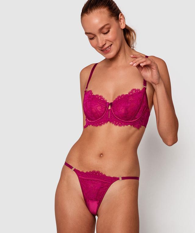 Flex Forward Mini V Knicker - Dark Pink