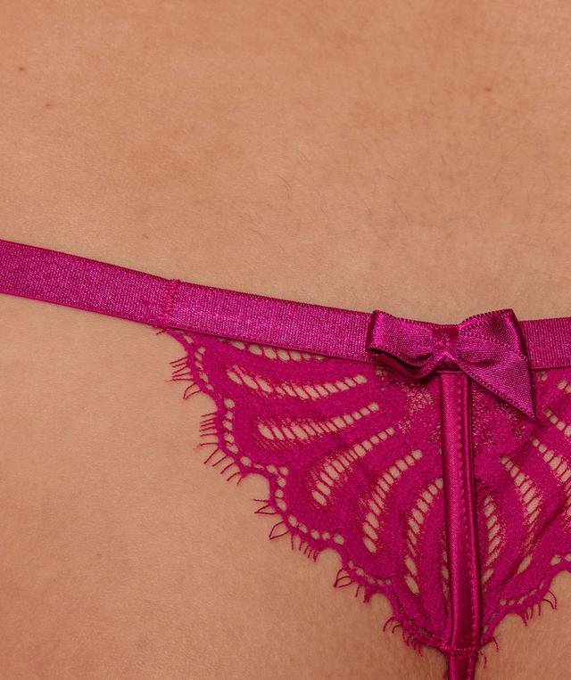 Flex Forward Mini V Knicker - Dark Pink